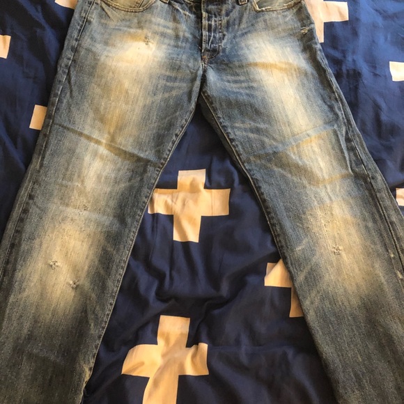 💜 Urban Behavior dark wash jeans 34x32 - Picture 4 of 11